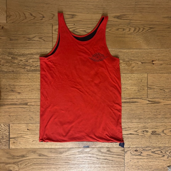 Jordan Other - 1980s Nike Air Jordan Reversible Tank Top Red/Dark Blue